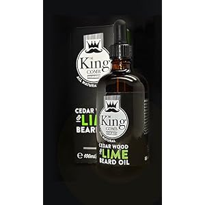 Beard oil by The King Comb Premium Beard Conditioning Oil for Beard Growth & Beard Care, Made in England, XL 100ml! SALE…