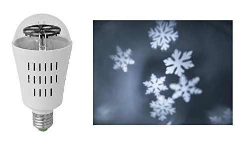 Preisvergleich Produktbild S LED Motiv Effektlampe E-27 Winter Weihnachten Schneeflocke Deko