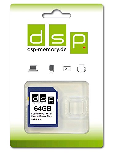 DSP Memory Z-4051557435896 64GB Speicherkarte für Canon PowerShot SX60 HS - 2