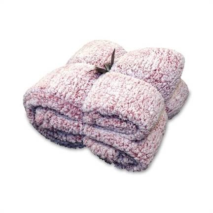 Unique Living Mesa Plaid en Polaire Rose 150 x 200 cm