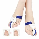 Bunion Corrector,eBuy Hallux Valgus big toe straightener toe protectors Adjustable Velcro Protector Pain Relief Kit Night Splint Pad bunion (2 pieces)