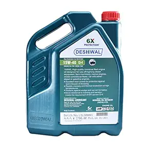 DESHWAL 15W-40 CI-4 SEMI SYMTHETIC ENGINE OIL FOR DIESEL CAR (5LTR)