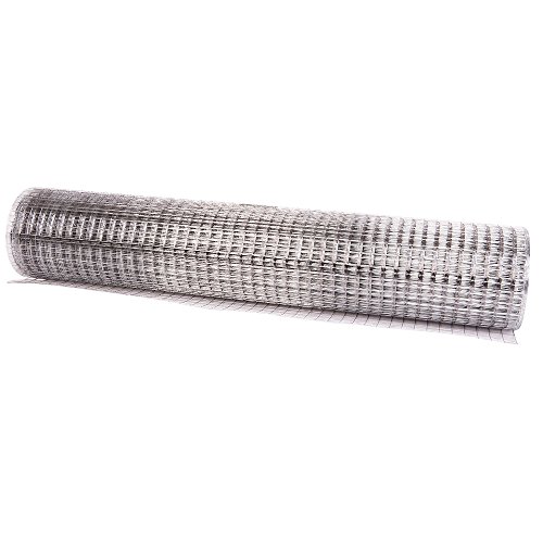 Ectxo 1M Stärke, 25M Länge Maschendrahtzaun Drahtgeflecht Verzinktes Gitter Metallgitter - 2