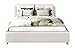 Produktbild IQ Bed Modell Kansas Polsterbett, weiß, 200 x 140, Kopfteil 98 cm hoch