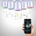 Produktbild LED-Funk-Glühbirne Lautsprecher, Bluetooth-Lautsprecher Glühbirne mit Smartphone gesteuert Sonnenaufgang Wake Up LED-Leuchten, Wireless Bluetooth 4.0 Lautsprecher Musik für iOS iPhone Android Smartphone