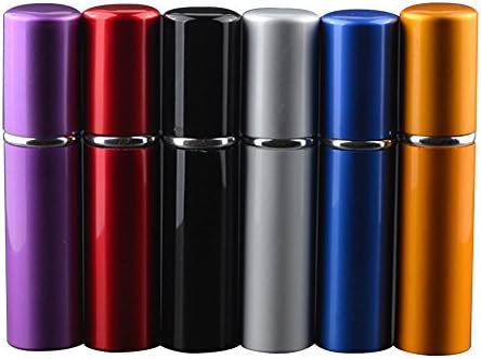 HKYIYO 6Pcs 10ML Twist-Up Perfume Spray Bottles,Portable Refillable Perfume Sprayer Atomizer Scent