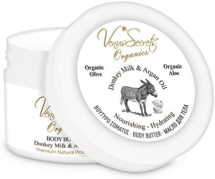 Body Butter - Moisturiser for Dry Skin with Donkey Milk - 280ml - Provides Rich And Lasting Hydration - Restores Natural Moisture Of The Skin Leaving It Soft And Smooth - Different Scents to Choose With Active Ingredients . (Donkey Milk &amp; Argan Oil)