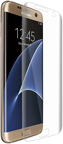 Adspec® 100% Full Coverage 3D Curved Premium Tempered Glass Screen Protector Samsung Galaxy S7 Edge (Clear)