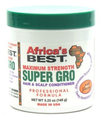 Africa's Best Super Gro Maximum Hair & Scalp Conditioner 155 ml