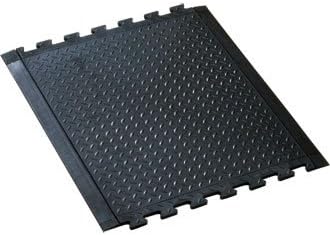 Coba Europe CD542 Rubber Safe Lock Mats, Black & Yellow