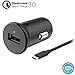 Price comparison product image Motorola TurboPower 18 QC3.0 Car Charger w/ 1m SKN6473A USB-C Cable for Moto Z, Z2, Z3, X4, G7, G7 Play, G7 Plus, G6, G6 Plus [NOT for G6 Play] (Retail Box)