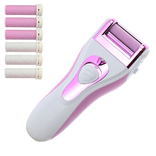 Electric Callus Remover Hard Skin Remover Pedicure with 6Attachments by Skaize