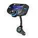 Produktbild VFclar Bluetooth FM Transmitter mit Dual USB 5V/2.4A Quick Charger 3.0 KFZ Wireless Radio Adapter MP3 Player mit 3,5mm AUX-Eingang 1,7-Zoll-Display, TF-Karte, Bluetooth 4.2 für iOS und Android Geräte
