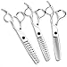 Produktbild Junjiagao-beauty 6,0 Zoll professionelle haarschnitt große haarlose Schere/fischgräte friseurschere/persönlichkeit zahnschere 440C Edelstahl (Style : Big Fish Bone Scissors)