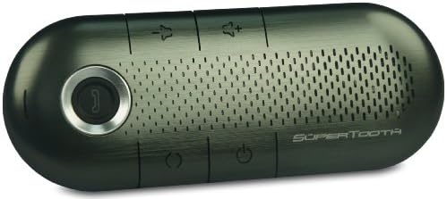 SuperTooth Crystal Handsfree Bluetooth Visor Speakerphone Car Kit for Smartphone Devices - Grey