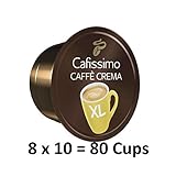  Tchibo Cafissimo Caffè Crema XL Große Tasse (8 x 10 Tassen) 80