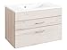 Produktbild Waschtisch Waschplatz Badschrank Waschbecken Badmöbel "Malawi I" (80 cm, Buche)
