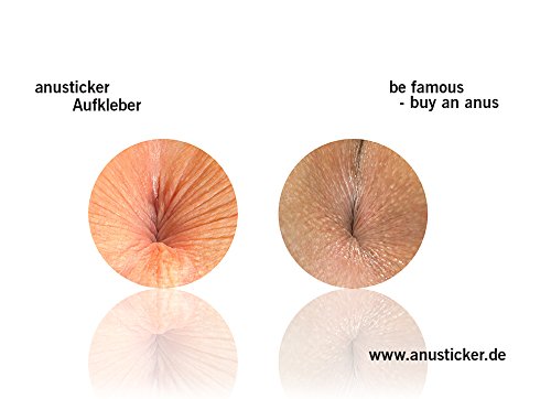 Preisvergleich Produktbild 250 Anusticker MIXED Aufkleber / Lustige Arschloch Aufkleber