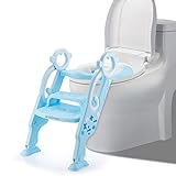 ❤【NUEVO ENTRENADOR DE INODORO】 KidoMe aseo escalera asiento es adecuado para niños de 1 a 7 años de edad. El recogedor de orina proporciona una estupenda asistencia a su hijo o hija, fomenta el hábito de usar el retrete en el niño de forma autónoma y estimula su habilidad para ser independiente.