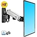 Produktbild NB North Bayou F120 17" - 27" Monitor Wandhalterung mit Kostenlos Einstellen Gasfeder TV Wandhalterung Fernseher Halterung Schwenkbar Neigbar Universal TV Wandhalter Curved 4K 2-7kg Zoll VESA 75 100