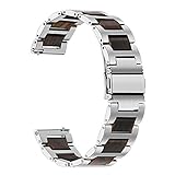 SUPER MATERIAL & EXQUISITE WORKMANSHIP: In Kombination mit natürlichem Holz (Ebenholz, Walnuss oder rote Sandale) und Edelstahl in Satin-Finish wird jedes Stück Holz von erfahrenen Kunsthandwerkern in Handarbeit hergestellt und langsam poliert eine Kunst. Darüber hinaus ist die Doppelknopf-Faltschließe sehr bequem zu bedienen und fest geschlossen und verliert niemals automatisch oder fällt wie herkömmliche Produkte ab.