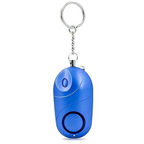 Preisvergleich Produktbild Kingmia Persönlicher Alarm, Notfall Selbstverteidigungs Sicherheitsalarm, 130DB Sicherheitsalarm Keychain LED Taschenlampe für Frauen Mädchen Kinder Ältere Explorer( Blau)