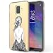 Produktbild NALIA Handyhülle kompatibel mit Samsung Galaxy A6, Silikon Hülle Motiv Crystal Case Schutzhülle Durchsichtig Dünn, Etui Handy-Tasche Back-Cover Transparent Bumper, Designs:Bird Princess