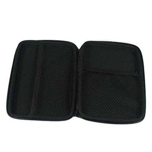 DaoRier Externe Festplattentasche Hardcase Schutzhülle 2,5″ Blau HDD Case für Fidget Hand Spinner Box 2.5 Zoll Festplatte Western Digital Seagate Toshiba Samsung - 5