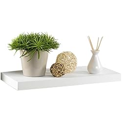 Modul'Home 6RAN791BC Etagère Flottante Panneau/MDF Blanc 50 x 22,8 x 3,4 cm