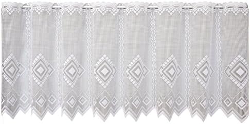 Anna Cortina 8829773 75x150 White Libby, Curtain, White, 75 x 150 cm