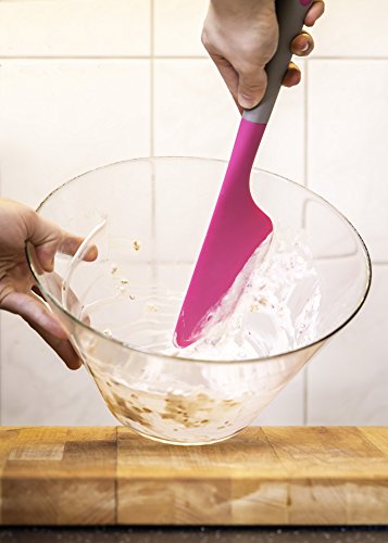 Paulis Kitchen – Flexibler Spatel für den Thermomix® TM5 / TM31 Mixtopf und Schüsseln (Pink/Grau) - 4