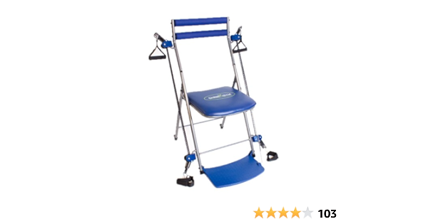 Chair Gym Multi Gym Fitness Chair Full Body Slimming Toning Workout Blue Amazon Co Uk Sports Outdoors