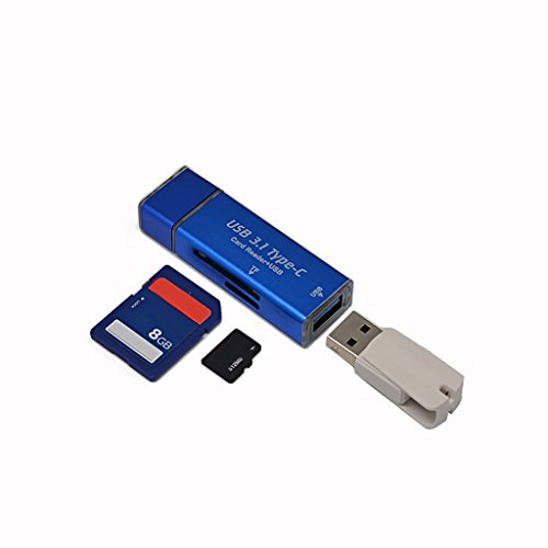 Gazechimp Universal-High-Speed-usb3.1 Typ-c Zu USB 2.0 Speicherkartenleser Tf / Hub - 3