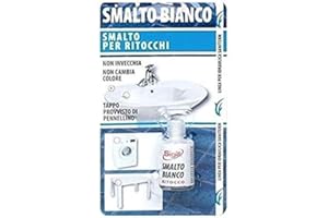 SMALTO BIANCO PER RITOCCHI CON PENNELLINO INCLUSO 20ml"SIGILL" ITALY