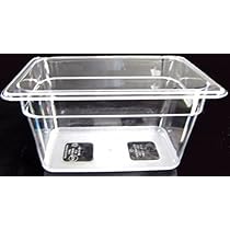 Contenitore Gastronorm GN 1/4 In Policarbonato - 264x162x65mm, 1.7 Litri, Nero, Per Ristorazione