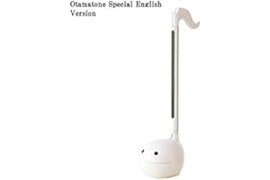 Otamatone Regular White Japanese Electronic Musical Instrument, Portable Touch Sensitive Digital Music Instruments Synthesizer, Fun Kids Teens Adults Birthday Christmas Toy Song Game Stuff