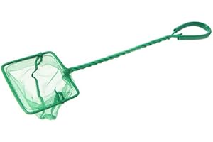 Huiouer - Rete per pesci da acquario con gamberetti, misura piccola, 7,6 - 25,4 cm, 6 misure