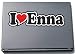 Produktbild INDIGOS UG - Aufkleber - I Love Heart Decal Sticker Laptopskin Laptopaufkleber 297 mm - Ich Liebe - Name (Mann, Frau, Kind, Junge, Mädchen) - I Love Enna