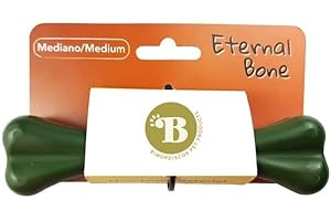 BIMORDISCOS PET PRODUCTS BIMORDISCOS Eternal Bone | Juguete Indestructible para Perros | Huesos | Juguetes para Masticadores Agresivos | Todas Las Edades (M)