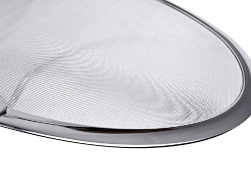 Culina® Premium 33cm rostfreies Edelstahl Spritzschutzsieb. Zusammenklappbar. - 5