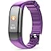 Produktbild XMYL IP67 Fitness Tracker,Smart Watch,Farbbildschirm Wasserdicht Fitnessuhr,Mit Pulsmesser, Schlafmonitor, Schrittzähler,Anwendbar Für Samsung Huawei Android iOS Smartphone,Purple