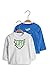 ESPRIT Baby-Boys DP Set of 2 T-Shirt, White/Bright Blue, 18-24 months (Manufacturer Size:92)