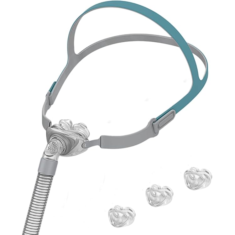 AirFit P10 Nasenkissen Zubehör Set – Rahmen, Tube, Kopfbänder S/M/L | Für ResMed Schlafmaske
