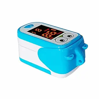 Children Baby Blood Oxygen Saturation Fingertip Pulses Oximeters (Blue), M (FPO4)