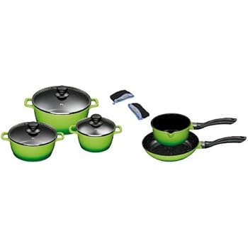 King T6755G Aluguss-Kochtopfset 5/8-teilig, Innen