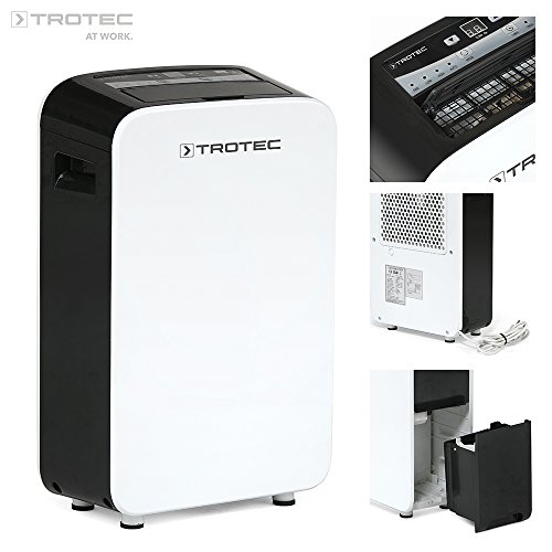 TROTEC Komfort Luftentfeuchter TTK 31 E (max.12 L/Tag), geeignet für Räume bis 37 m³ / 15 m²