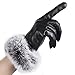 Produktbild WINWINTOM 1 Paar Damen Lederhandschuhe Herbst-Winter-warme Kaninchen-Pelz-Handschuhe