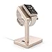 Price comparison product image Satechi Apple Watch Series 1, 2 and 3 Stand, Aluminum Charging Dock Stand Station iWatch Charger Bracket with Comfortable Viewing Angle for Apple Watch 42mm & 38mm (Gold)