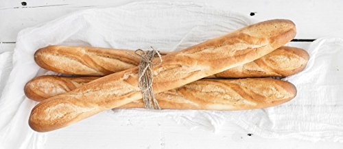 WELLGRO® Baguette-Blech – für bis zu 3 Baguettes – Baguetteblech mit Antihaftbeschichtung – 38,5 x 25,5 x 4 cm - 3