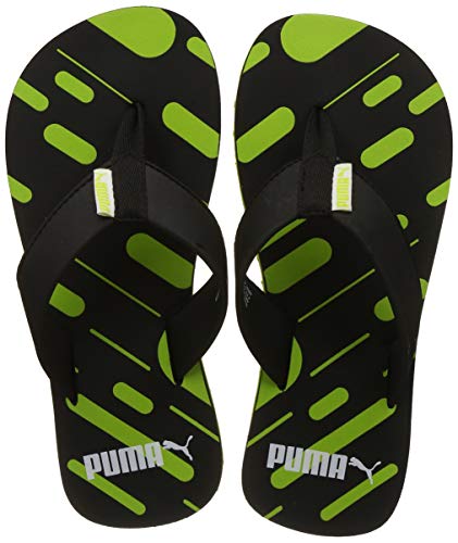 Puma Unisex Black-Limepunch Sneakers-8 UK/India (42 EU)(4060978174765)